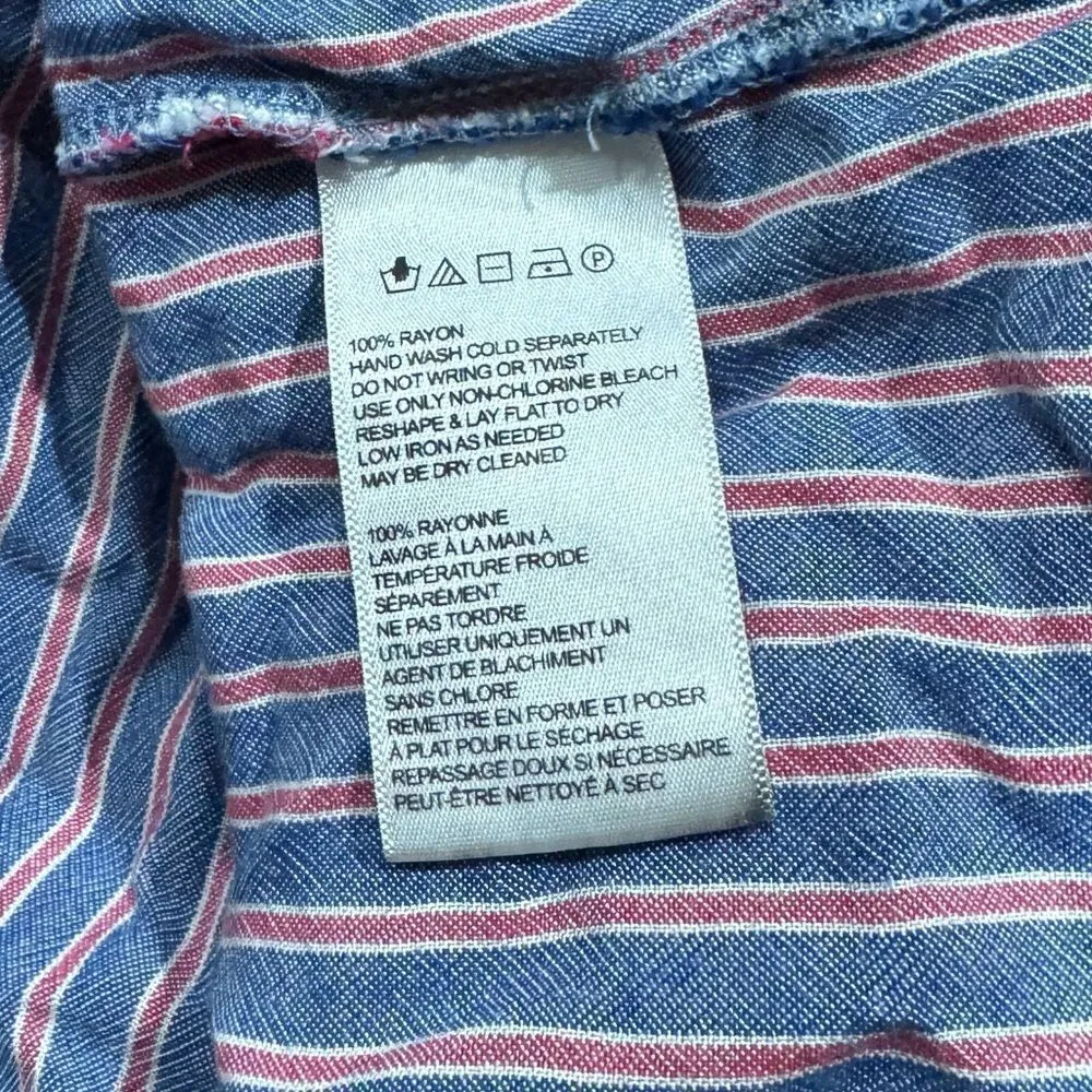 Urban Outfitters BDG Stripe Shift Dress Red White Blue Women’s XS - Image 3