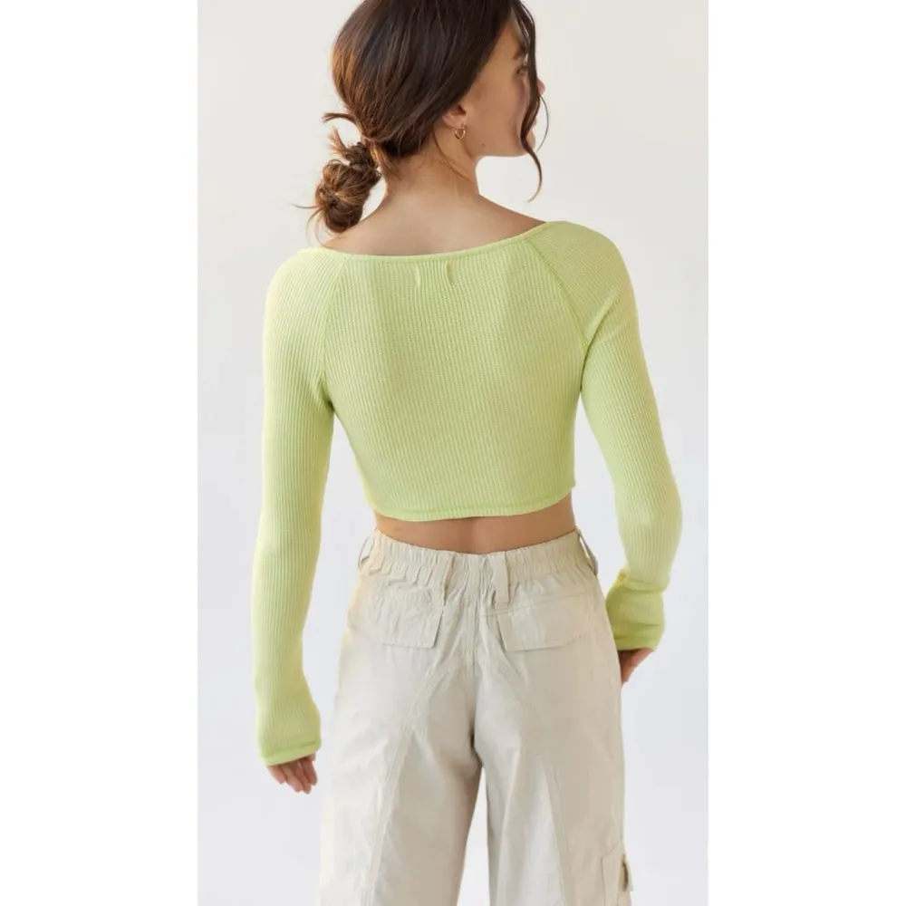 UO BDG Theo Notch Neck Long Sleeve Tee - Image 3