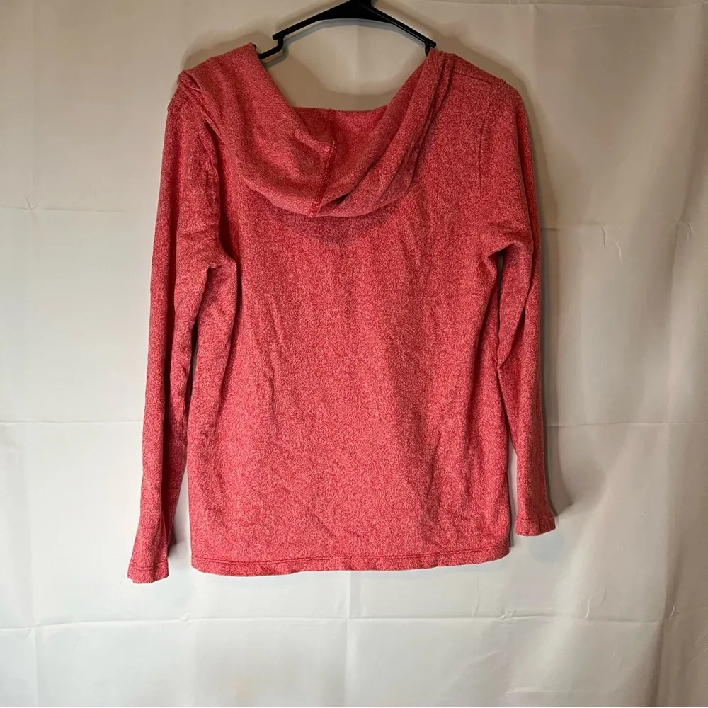 GAP Pink Tie Front Relaxed Hoodie - Image 2