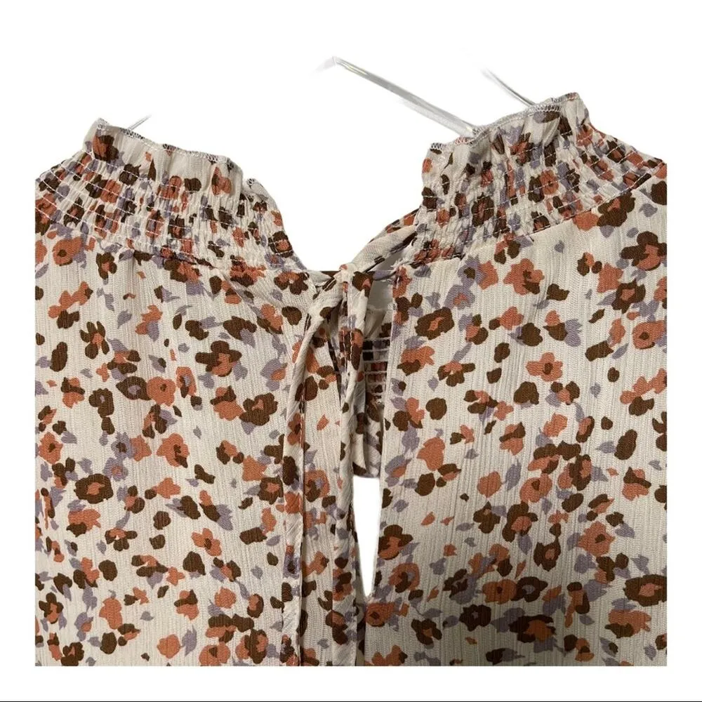 HAYDEN Medium Dress Los Angeles Printed Smock Neck Dress Cottage Floral NWT - Image 13