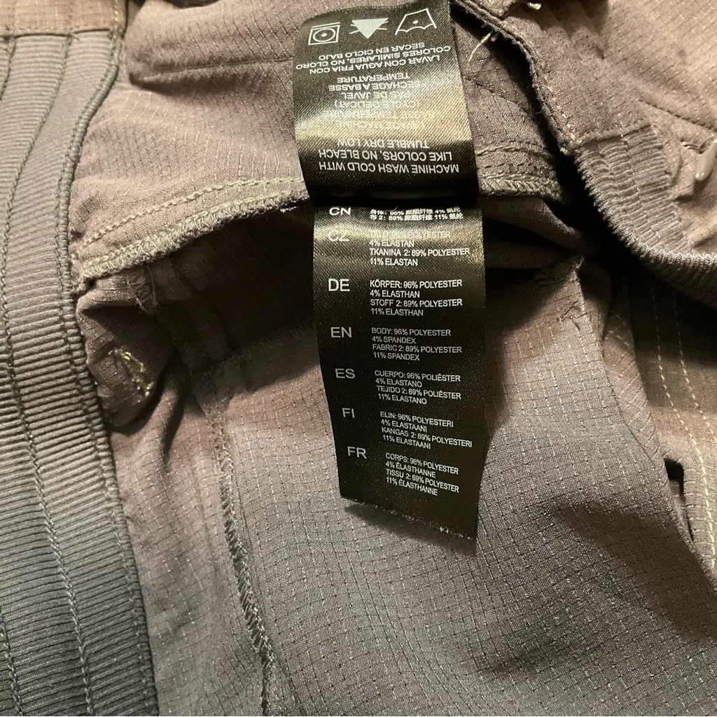 Kuhl Stretch Strattus 6240 Ripstop Hiking Shorts Gray Womens Sz 6 Elastic Waist - Image 3