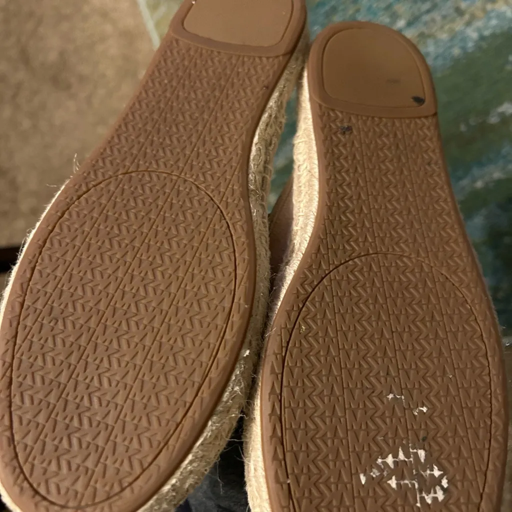 Michael Kors Hasting Tan Espadrilles Size 6.5 - Image 3