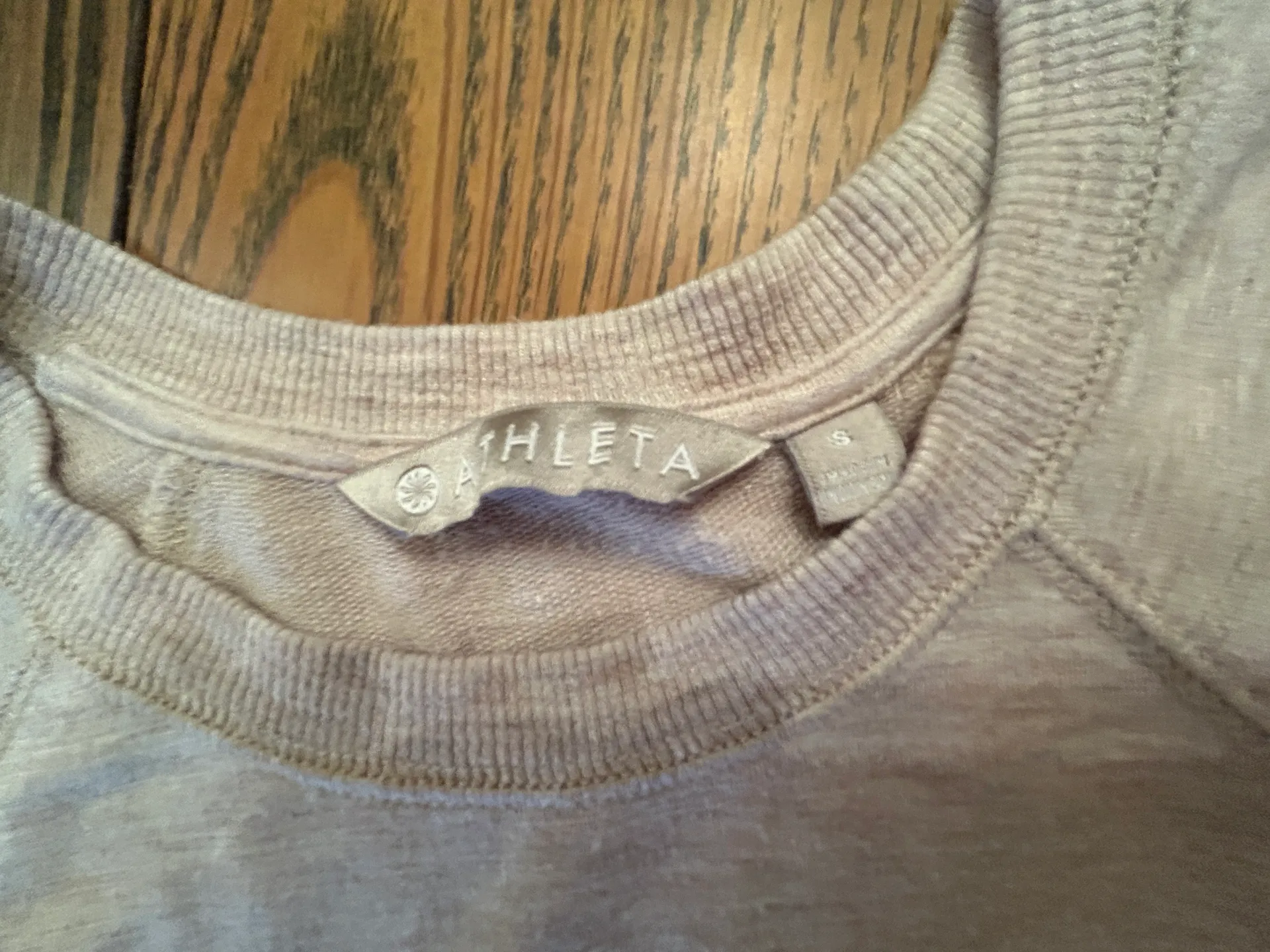 Crisscross Crewneck Sweatshirt, Size S - Image 3