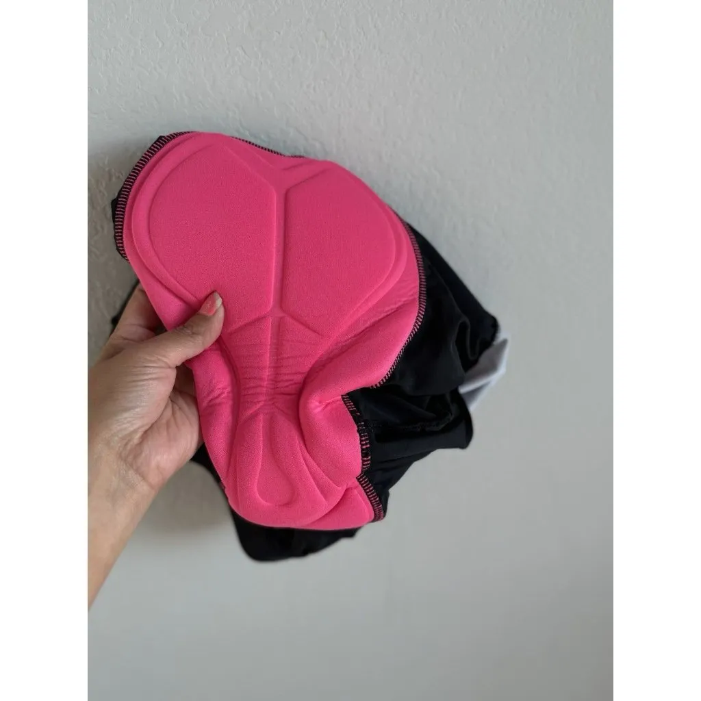 NOOYME Women’s‎ Cycling Bike Shorts 3D Padded Black Purple Size Small Comfort - Image 11