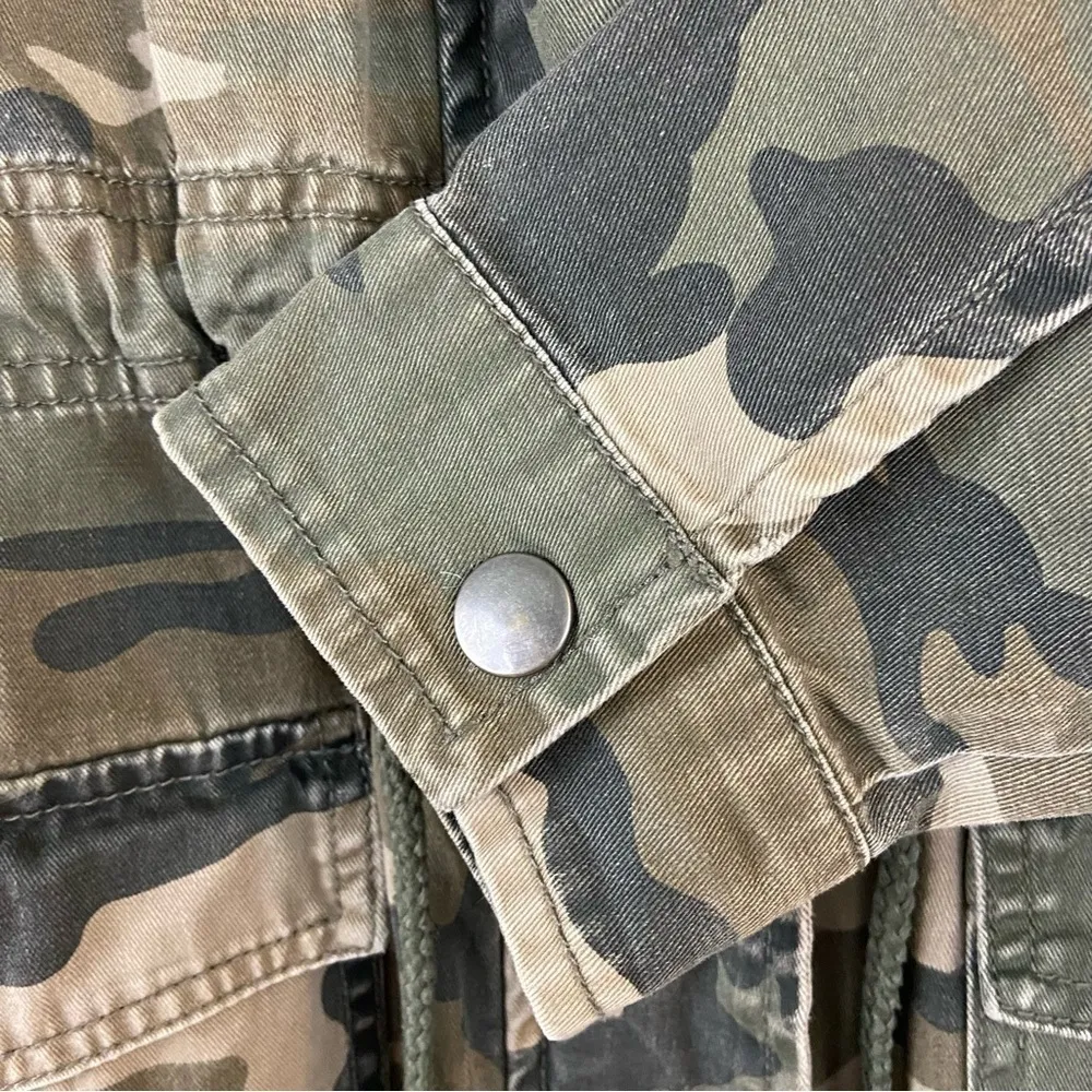 Camo Jacket Army Military Style Zip and Snap Closure Ci Sono Grunge Indie Sleaze - Image 9