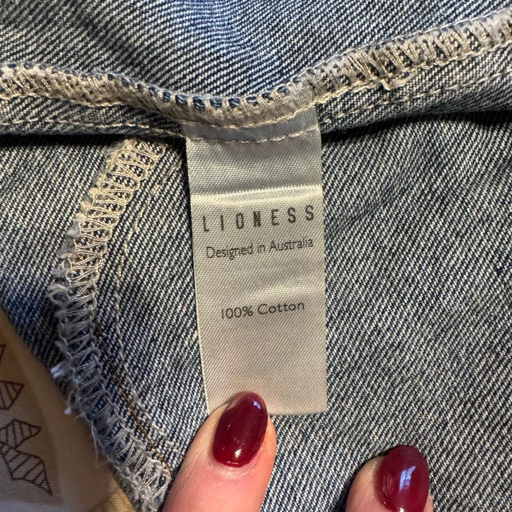 LIONESS  Dark Blue Denim Apparel - Image 7