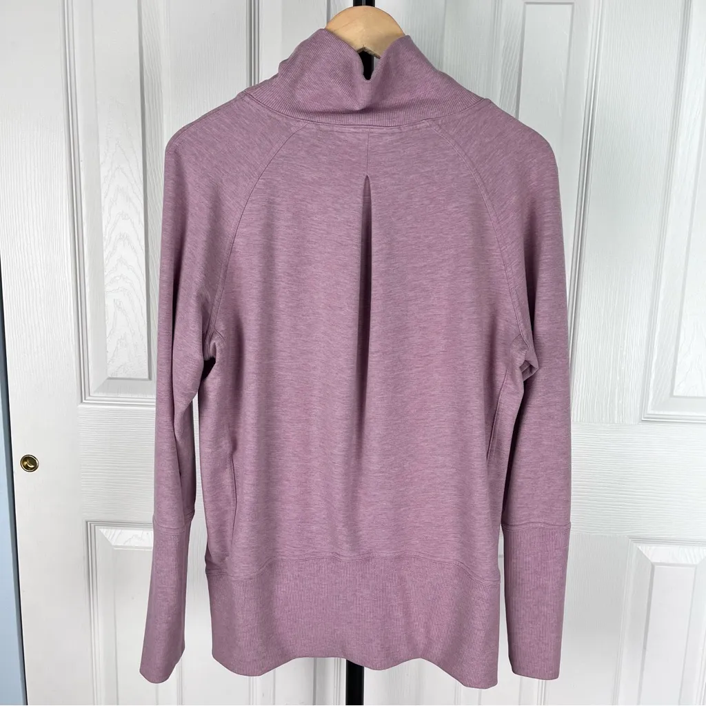 Lululemon High Lines Pullover Heathered Vintage Mauve - Image 7