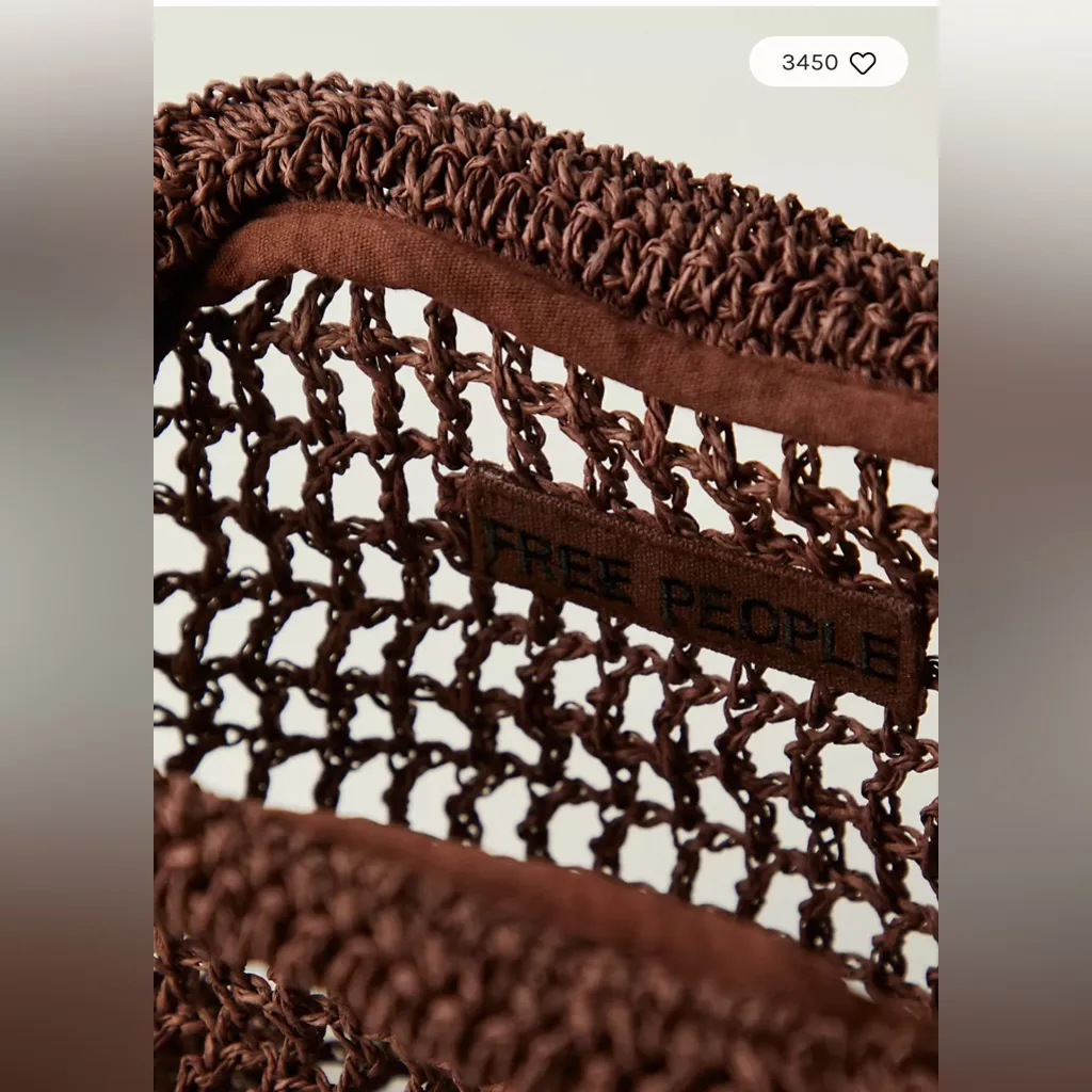 Free people Sand Bound Clutch in chocolate nwt - Image 3