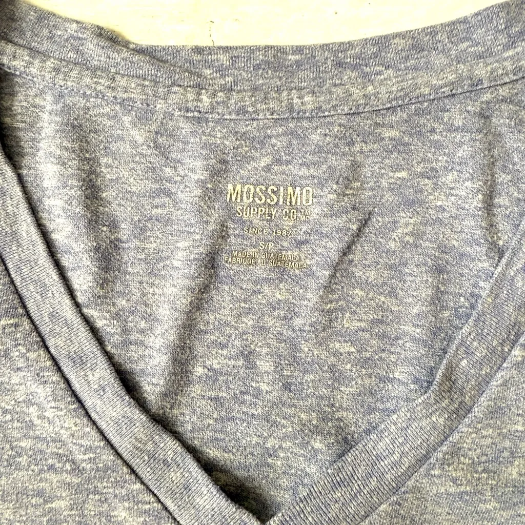 Mossimo S/M Purple Marled Vneck Shirt Short Sleeves Womens Size Small Target - Image 2