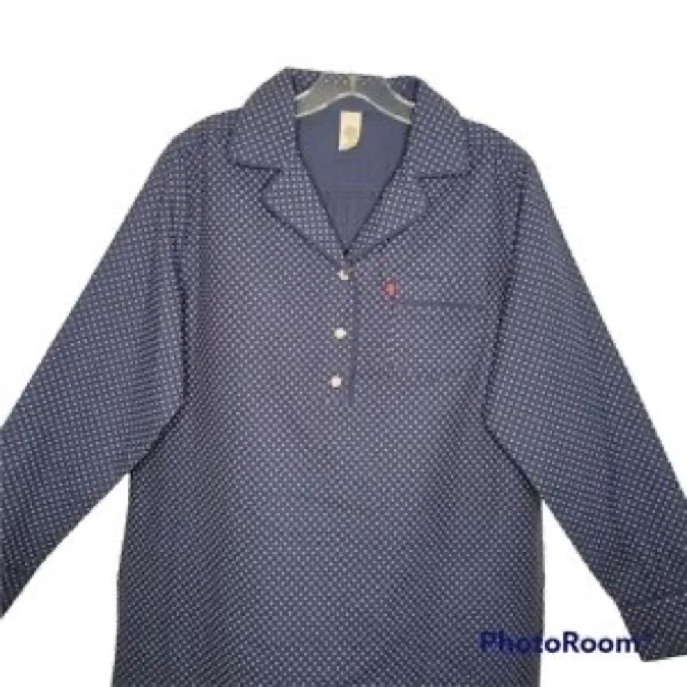 LEVI'S Women's Polk-a-Dot Pajama Shirt C19‎ - Image 7