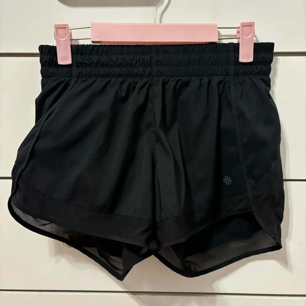Athleta Mesh Racer Run Shorts 4” - Image 3