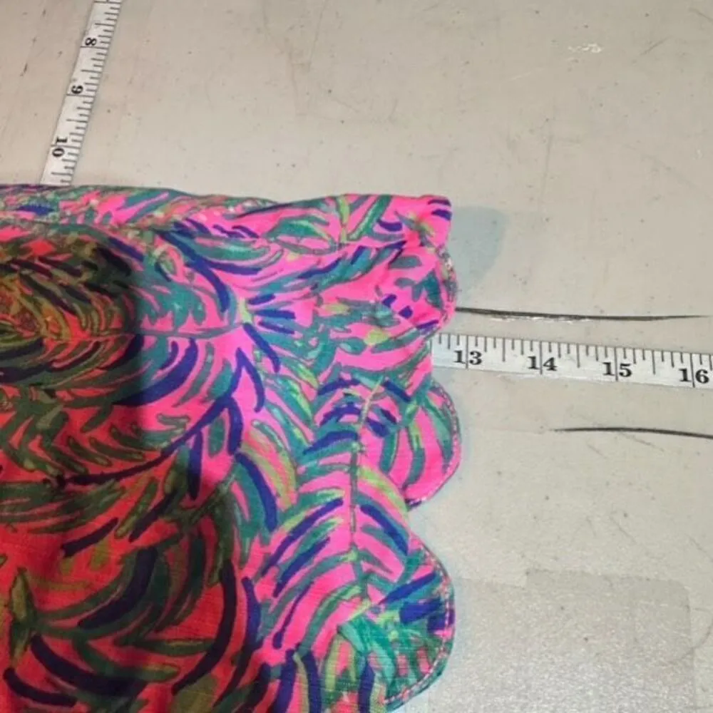 Lilly Pulitzer Womens Scalloped Hem Lorelei Skort Pink Sunset Coco Breeze Size 0 - Image 8