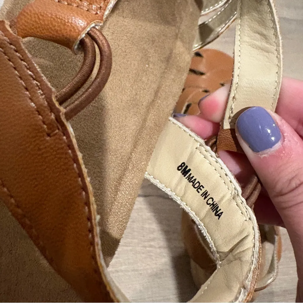 JBU‎ by Jambu Bonnie Encore Fisherman Sandal Alpaca brown size 8 - Image 6