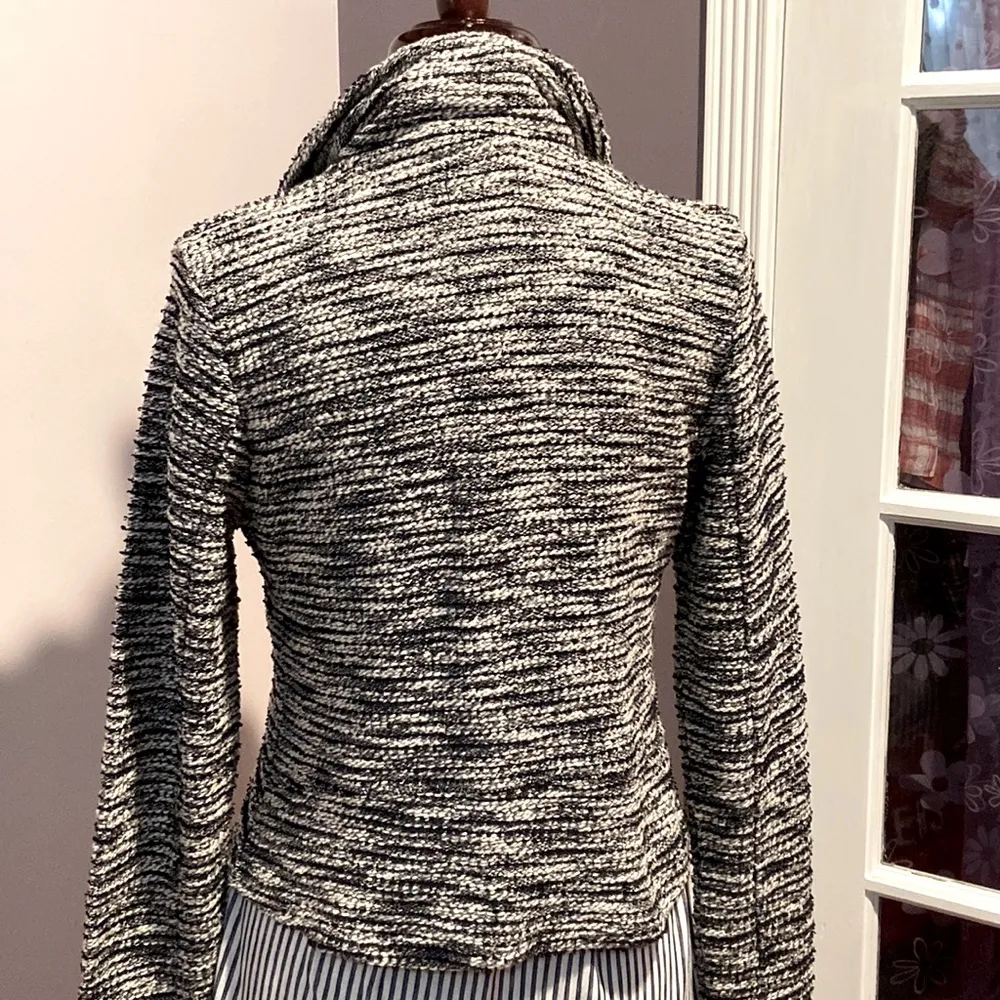 Maurice’s Moto Jacket sz. M chunky knit - Image 4