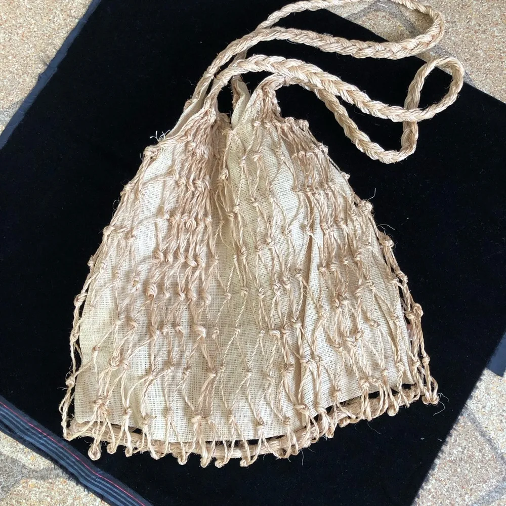 SHELL Straw Purse BAG - Image 3