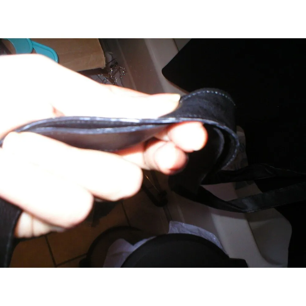 New NWT Womens Long Black Wool Skirt Designer Jill Stuart 6 Wrap Leather Belt - Image 12