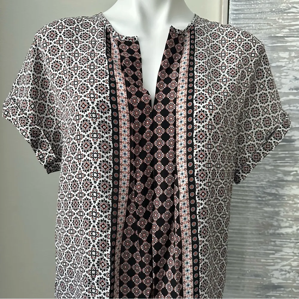 Max Studio Short Sleeve Blouse Size M Women - Image 3