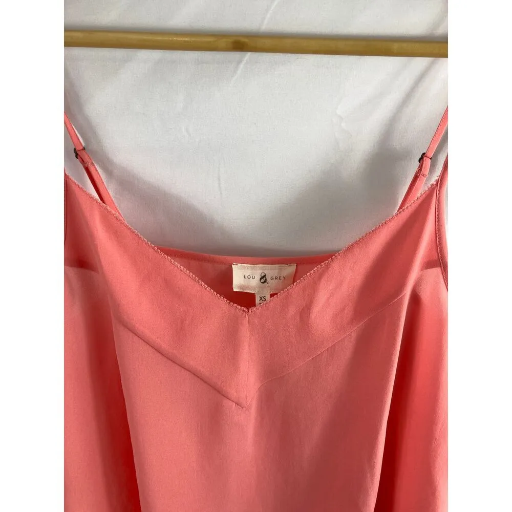 Lou & Grey soft pink v neck cami tank xs - Image 2