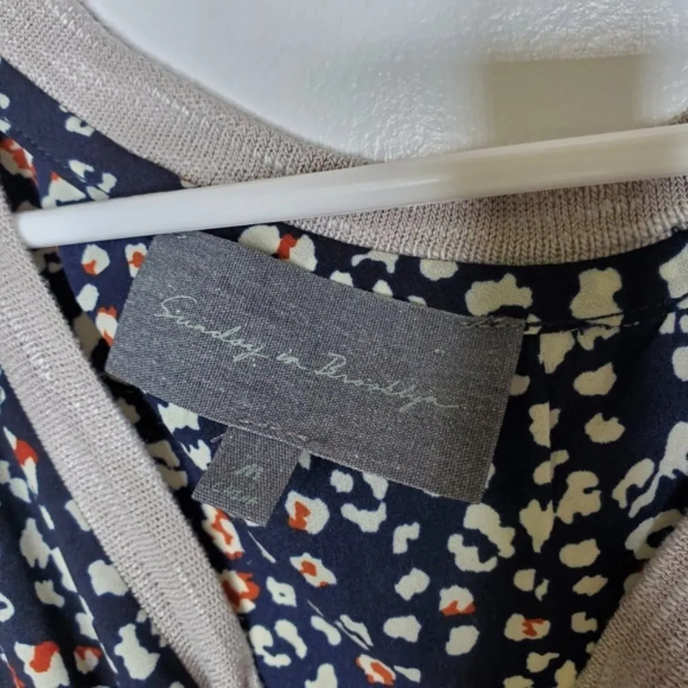 Anthropologie Sunday in Brooklyn Cheetah Print Blouse - Image 7