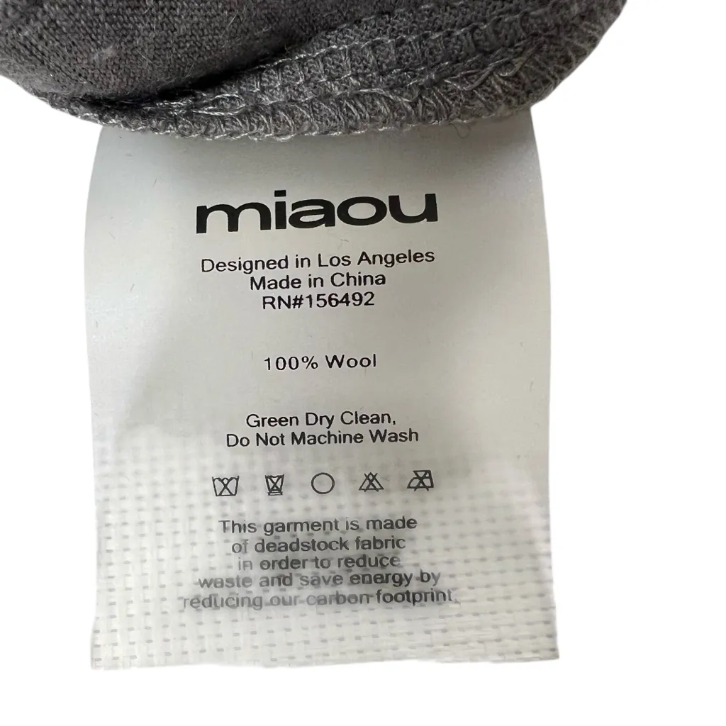 Miaou Grey Katia One Shoulder Top Size Gray - Image 13