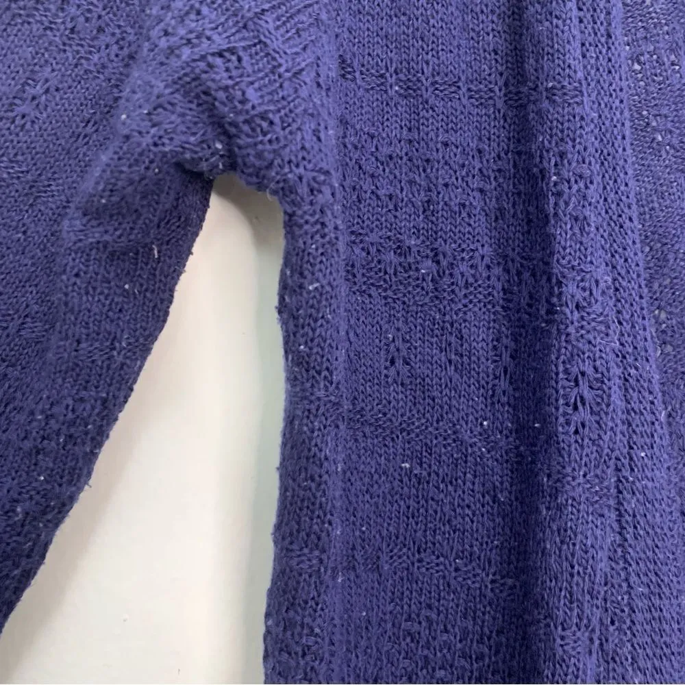 Basic Editions Navy Cardigan Size Medium - Image 3