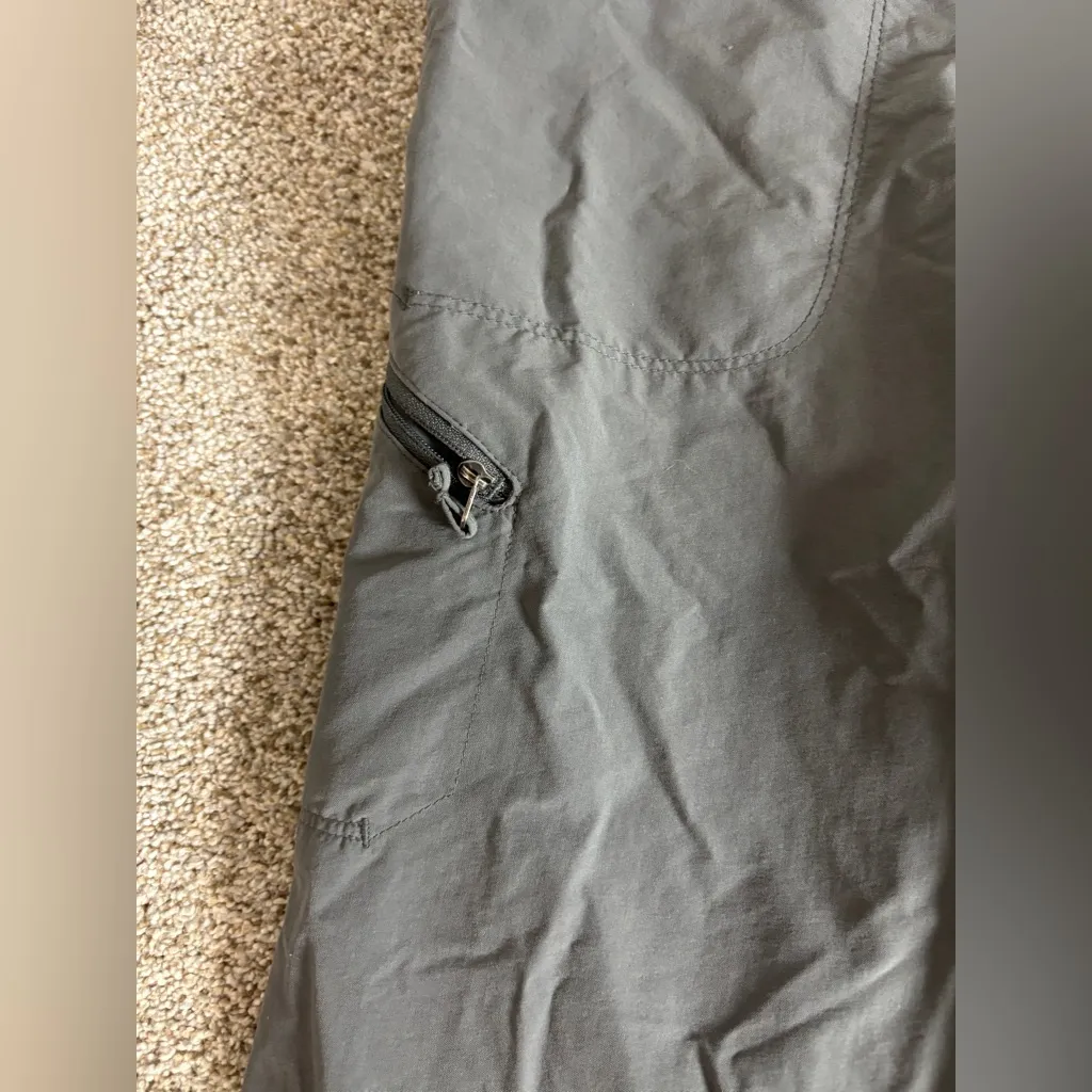 MARMOT Roll-Up Pant Women 4 Gray Straight Nylon Hiking Outdoor Pants - Image 3