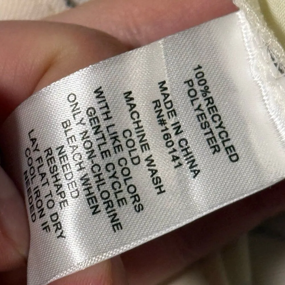 NEW 89th + Madison pinstriped pleated trouser shorts White Size 4 - Image 6