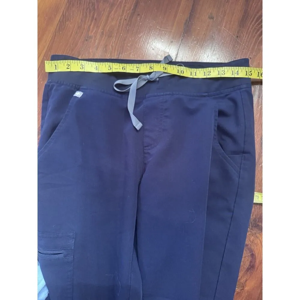 FIGS  Scrubs Zamora Joggers Pants Size Small navy blue Bottoms Petite Length - Image 4