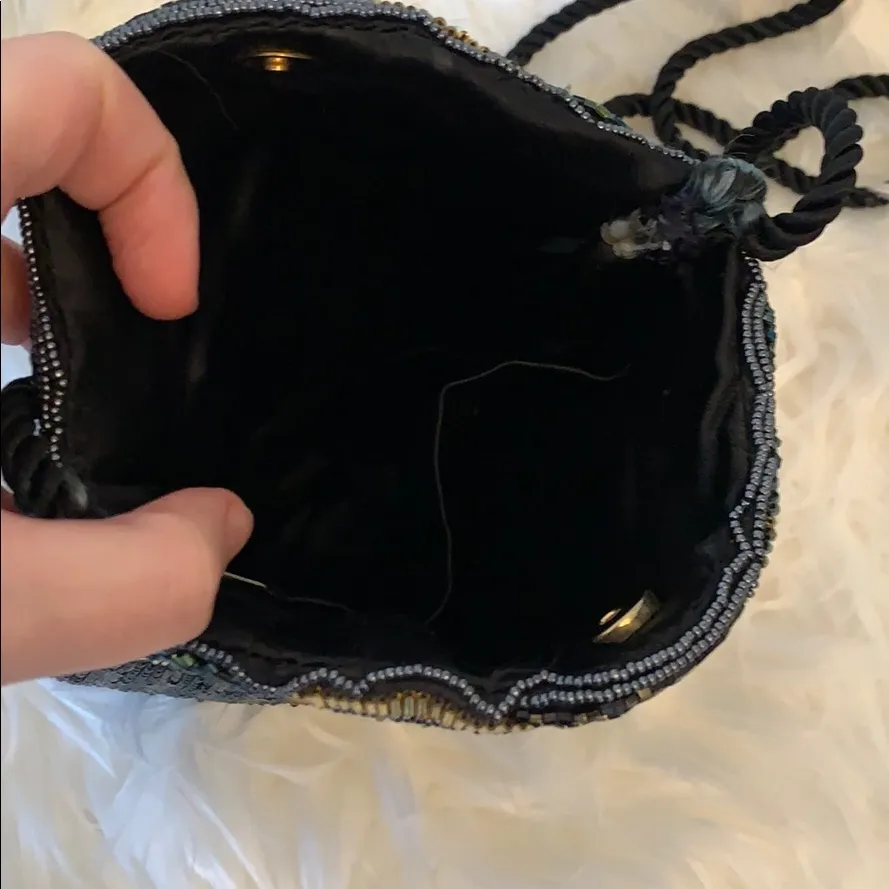 Vintage beaded evening bag Black - Image 5
