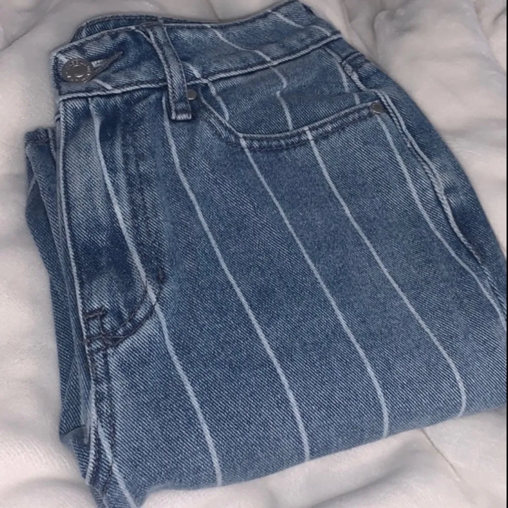 pinstripe mom jeans - Image 6
