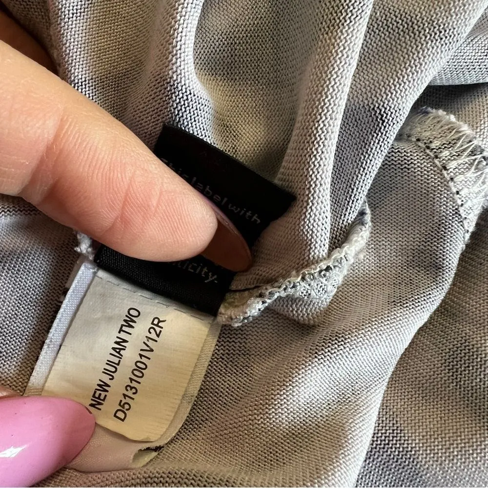 DVF Diane von Furstenberg New Julian Two Wrap Dress Sz 2 Silk Geometric Print - Image 9