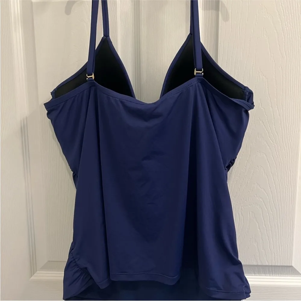 Apt 9 nwot navy tankini top - Image 2