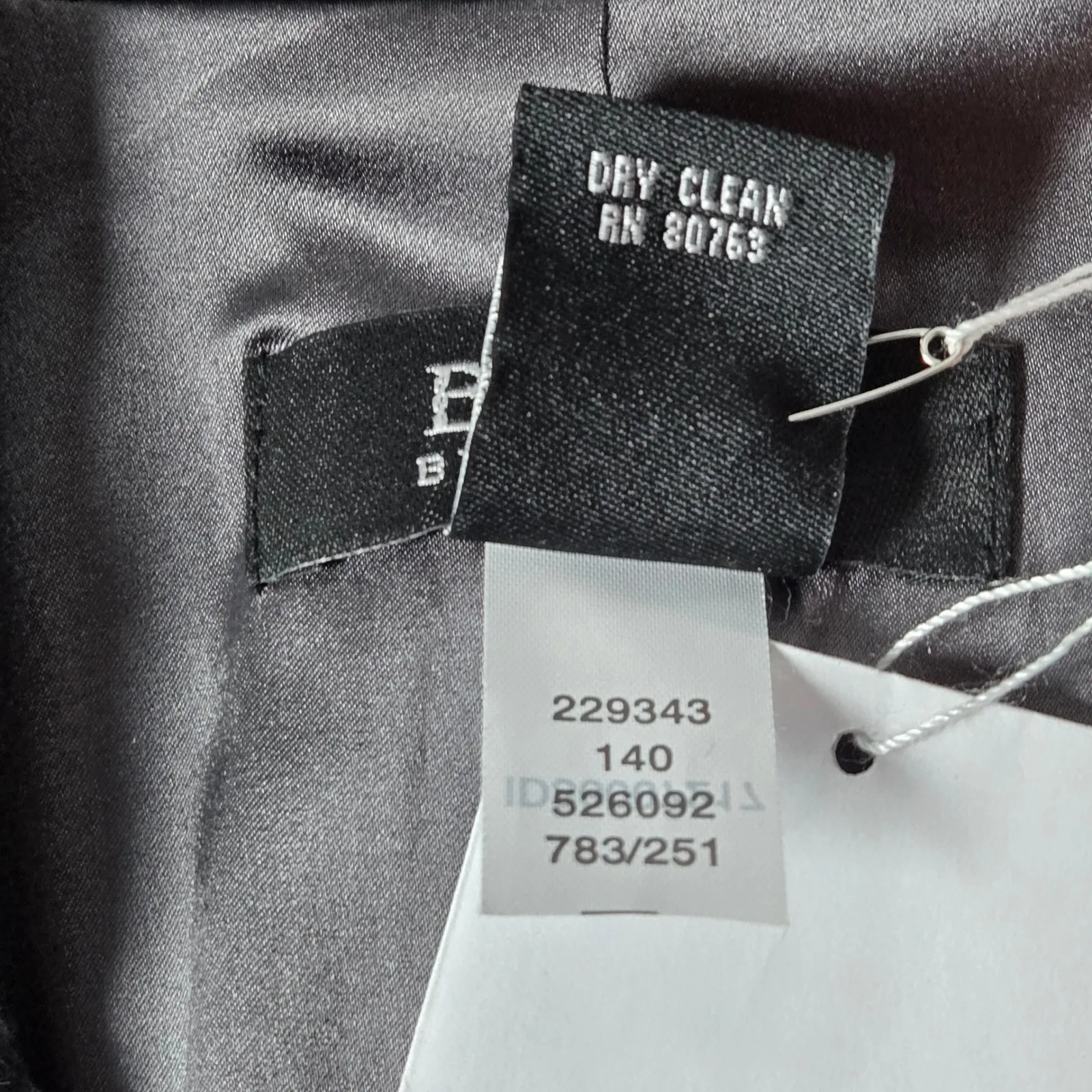 Body by Victoria Plaid Wool Blend Blazer Skirt Suit Set Size 10 Gray - Image 7