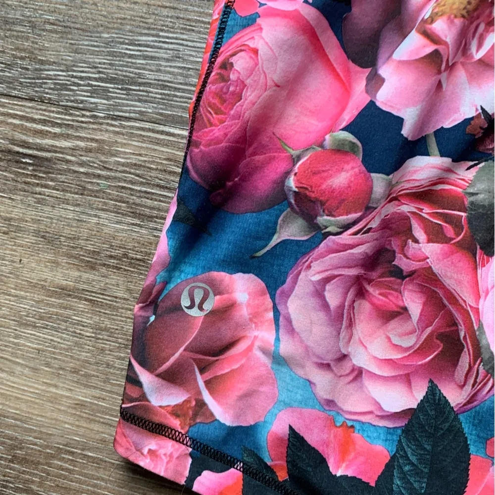 Lululemon Floral Roses Secret Garden Coastal Racerback Tank Top 8 - Image 9