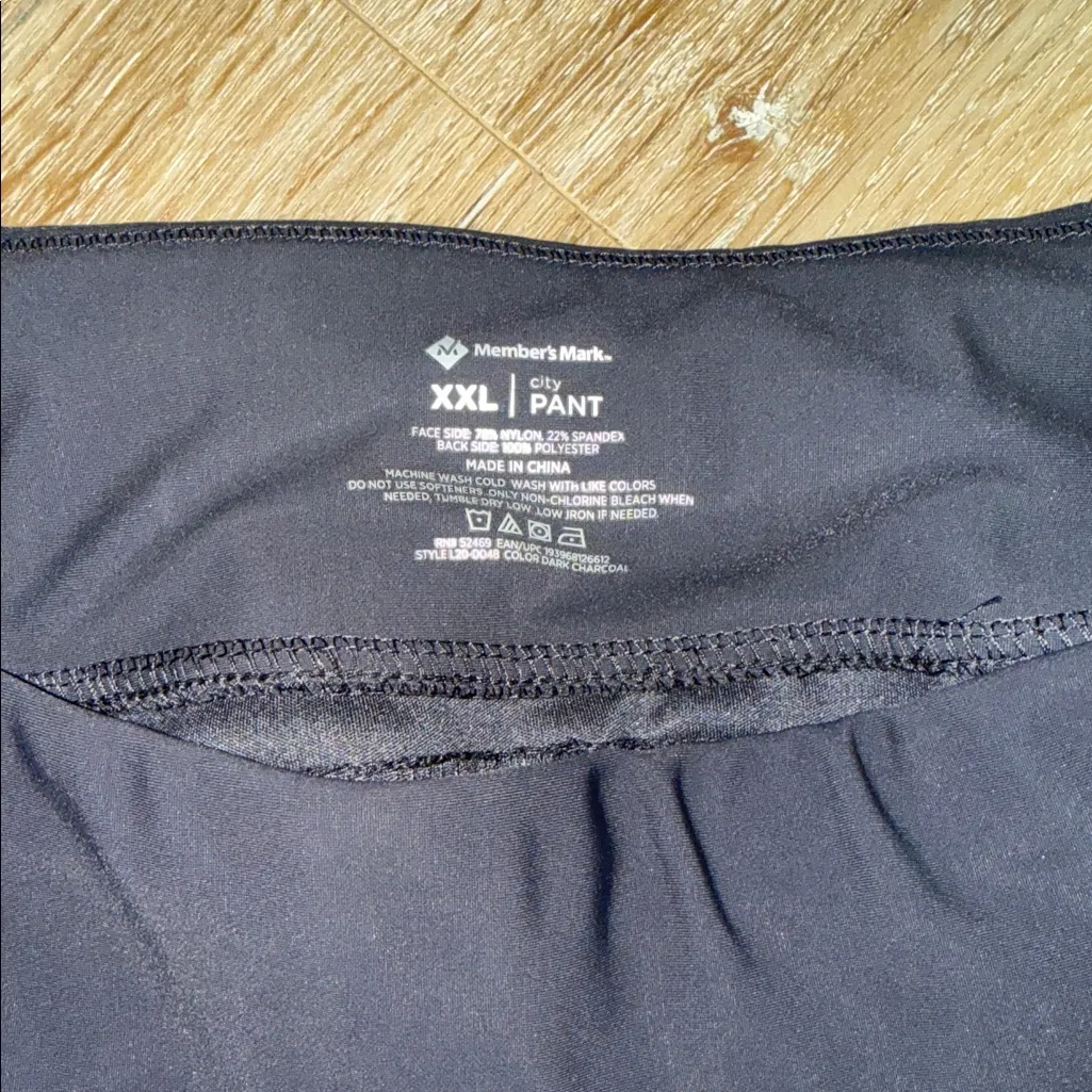 Members Mark XXL City Pant Black - Image 2