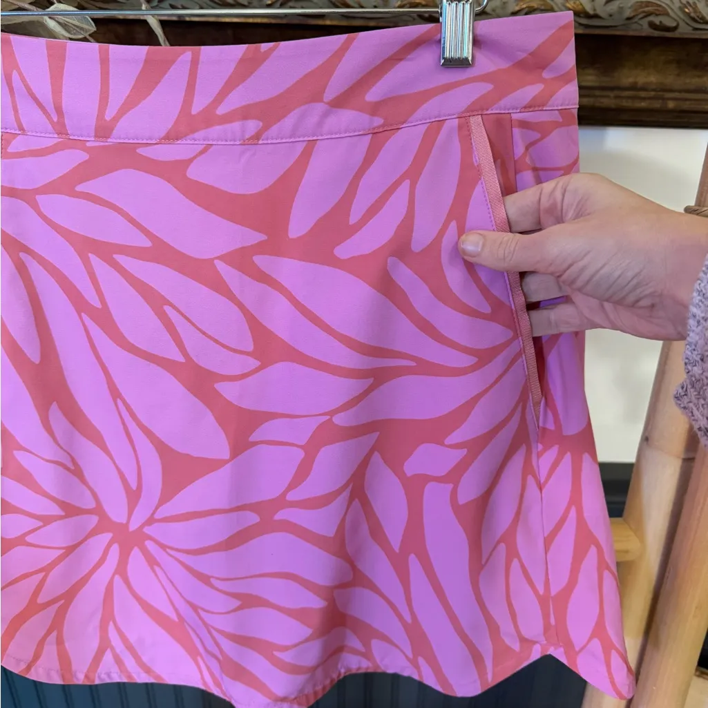 Vineyard Vines Passion Fruit Bloom Colorful Golf/Athletic Skort ~ Size 10 💛🍄 - Image 2