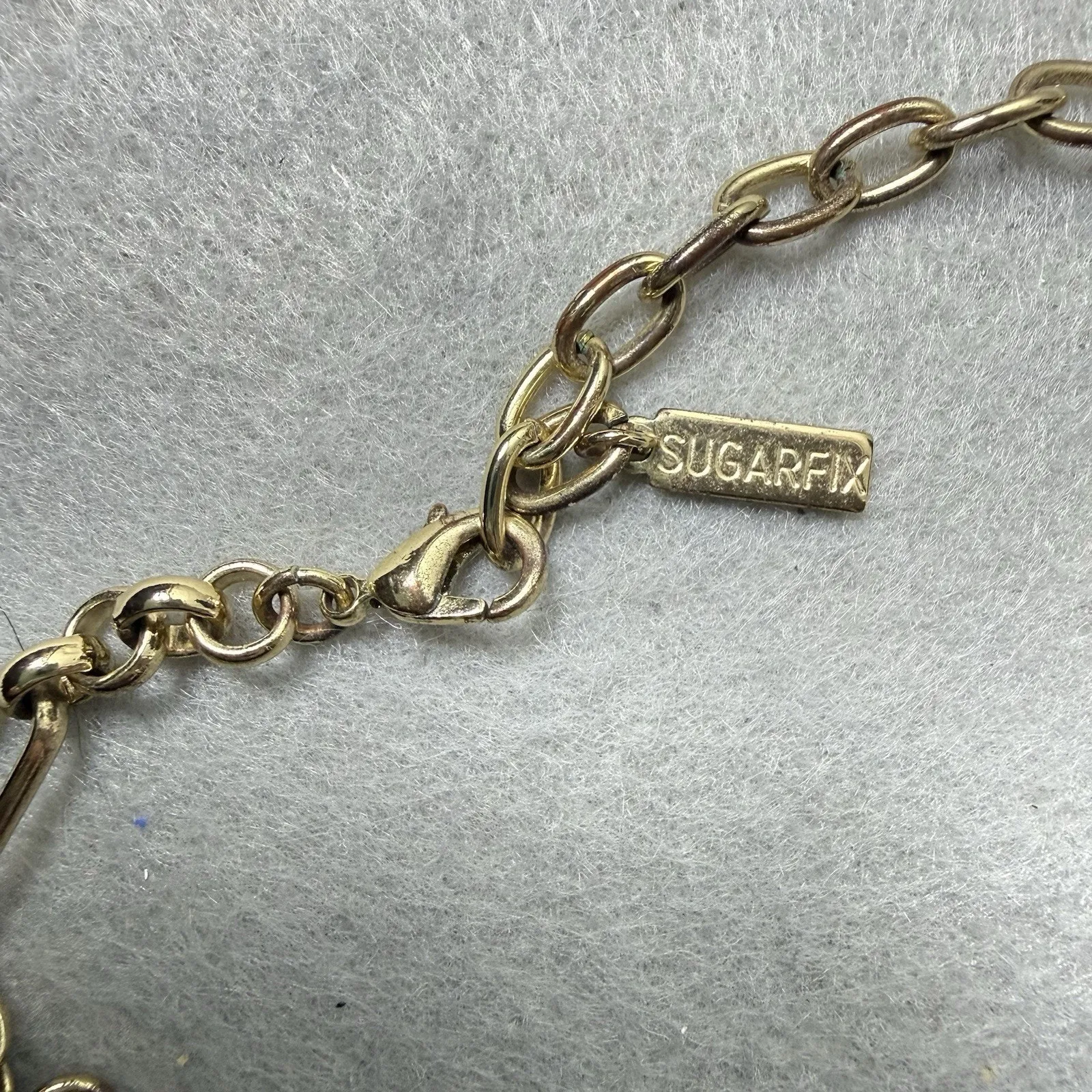 SUGARFIX By BAUBLEBAR Mixed Link Chain Necklace Gold Tone Fashion Jewelry - Image 4