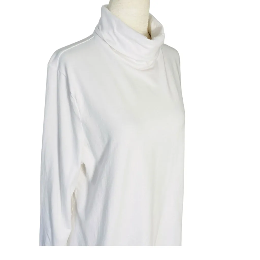 TALBOTS Basic White Turtleneck Top - Image 3
