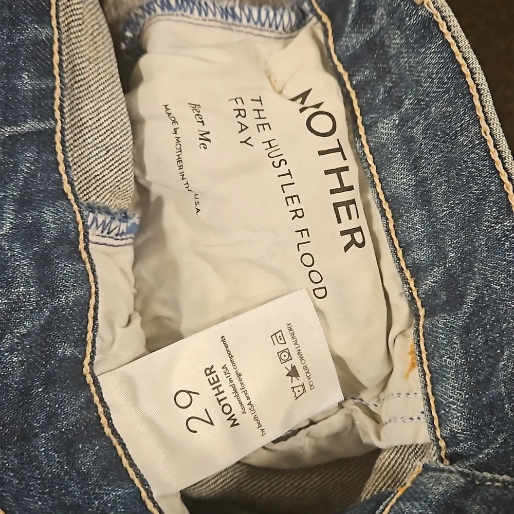 💕MOTHER SUPERIOR💕 Hustler Flood Fray Jeans ~ Beer Me 29 NWOT - Image 16