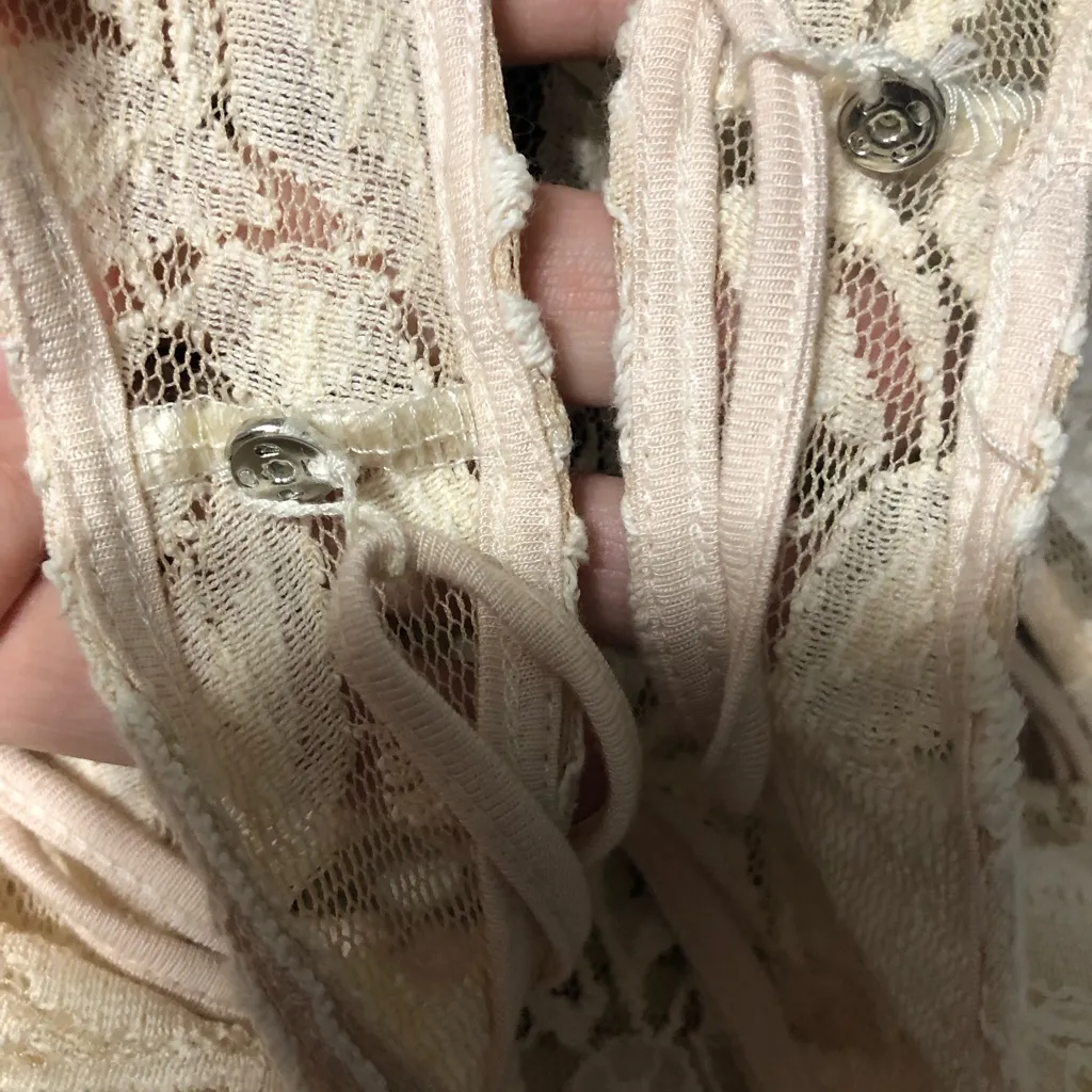 Free People Miles Of lace fit & flare skater dress‎ women’s size small petite. - Image 9