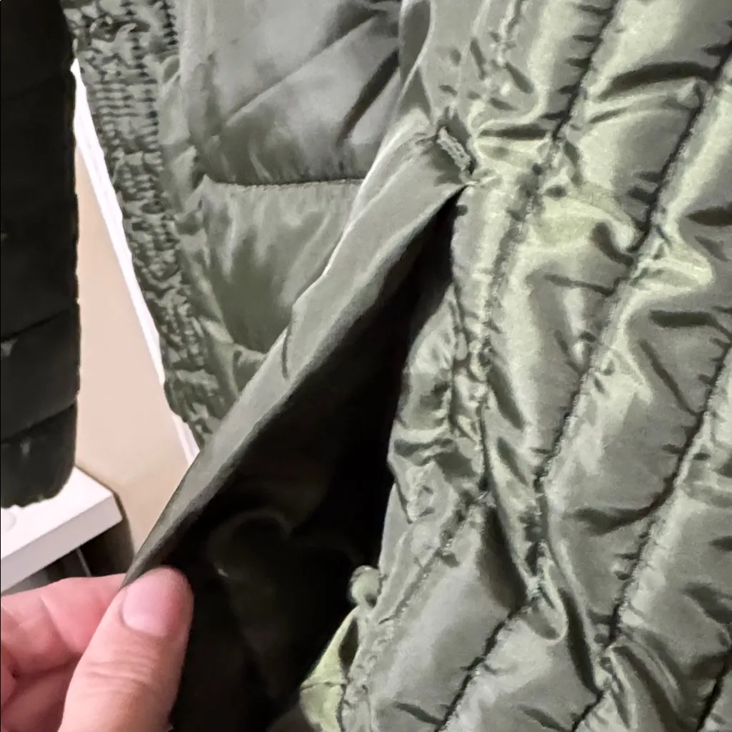 U.S. Polo Assn. Dark Green Puffer Jacket Size 1X - Image 4