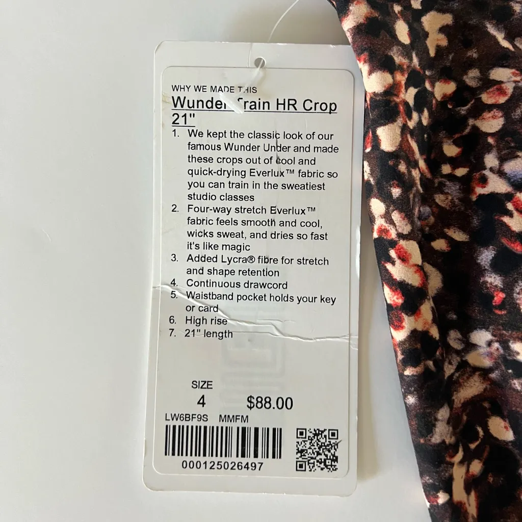 Lululemon Wunder Train High-Rise Crop 21” Motion Flux Multi Women’s Leggings NWT - Image 10