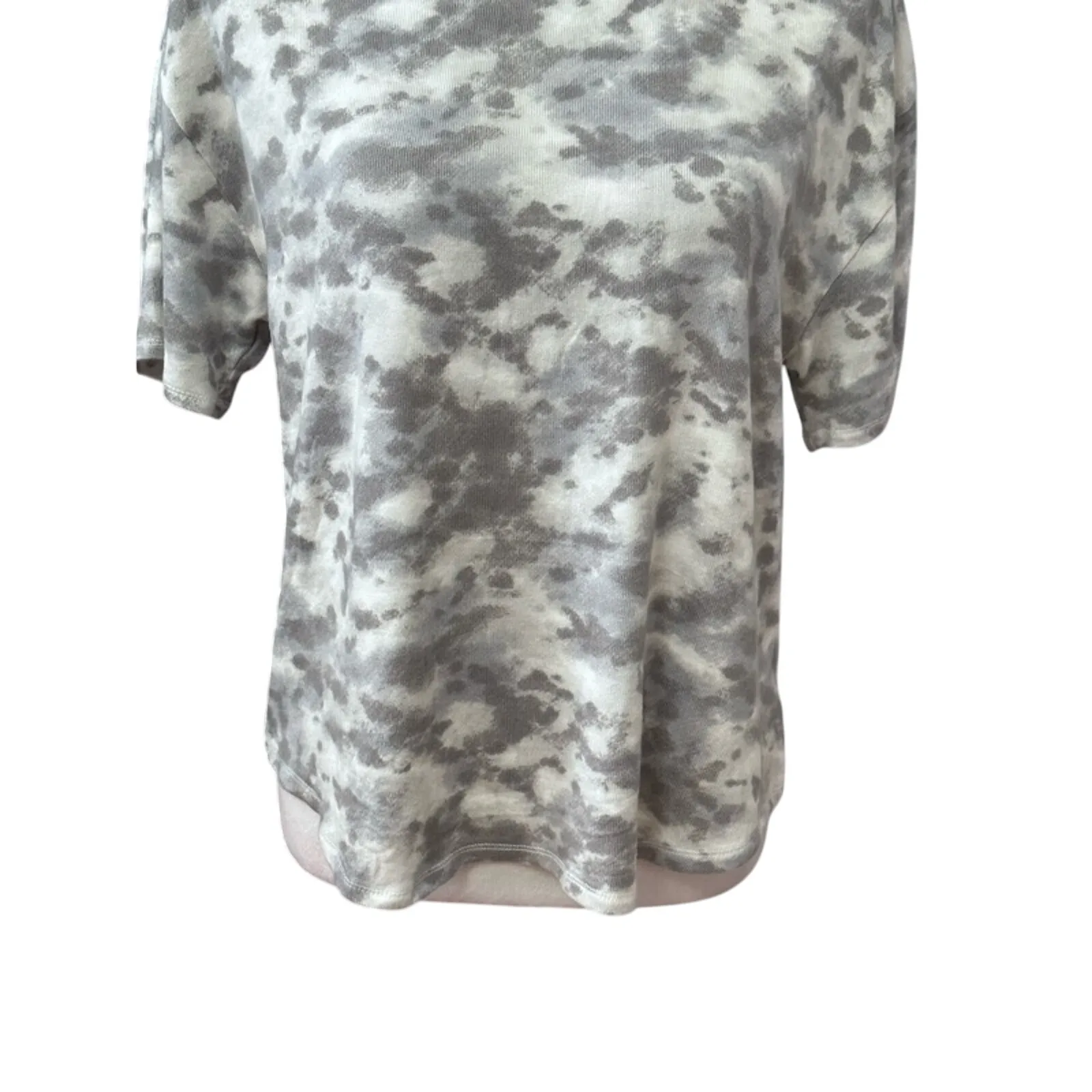 Jaclyn Intimates Sleepwear Short Sleeves Crew Neckline Relaxed Fit Gray W L NWT - Image 3