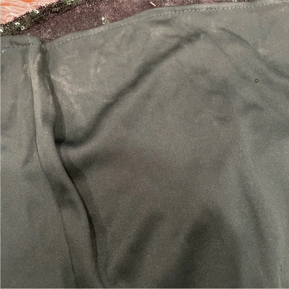 La Femme 28623 Green Sequin Halter Two Piece Sz 2 - Image 10