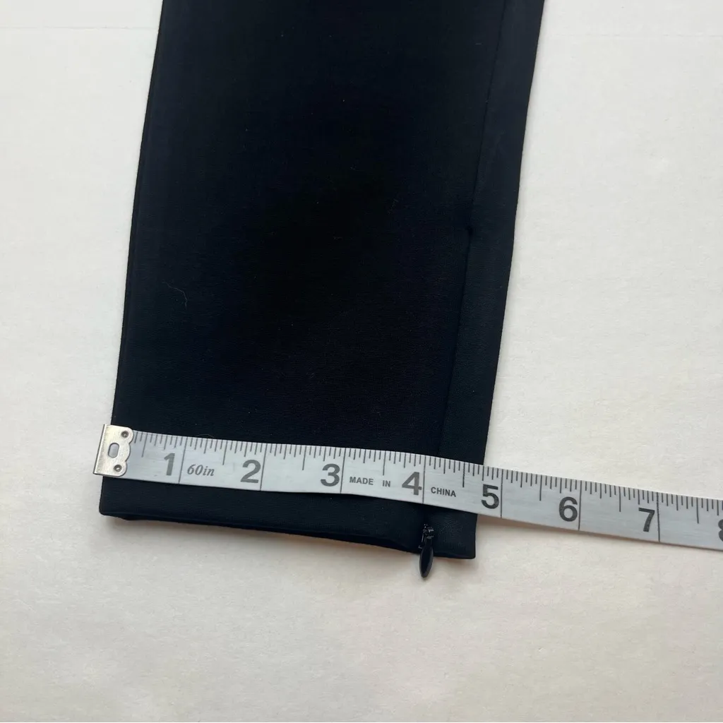 Aritzia Babaton Womens Size Small‎ Pull On Pant Ankle Zippers Black Stretch - Image 10