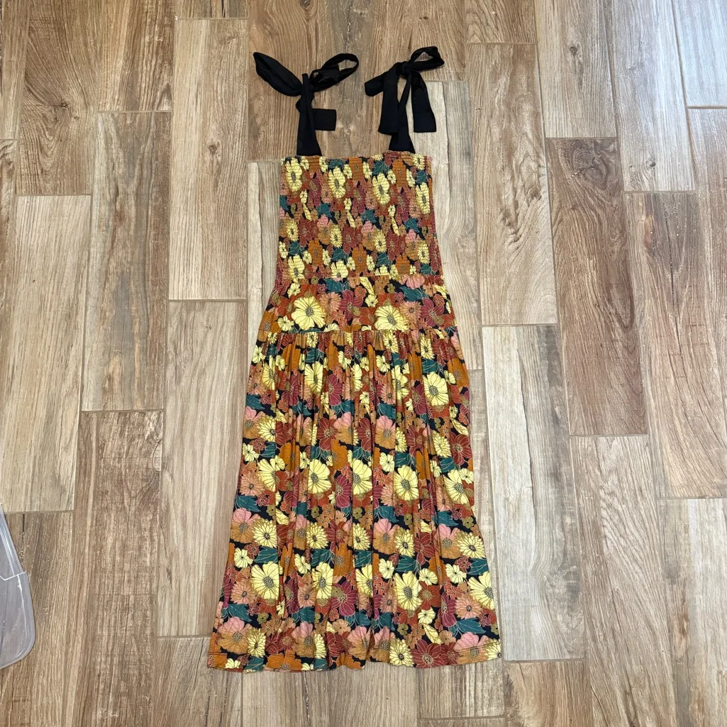 Anthropologie Nation Los Angeles LTD Ember Printed Tied Midi Dress - Image 2