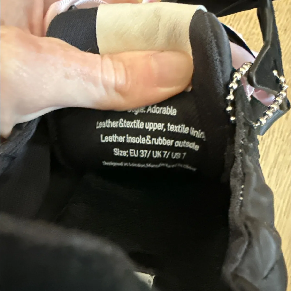 Naked Wolfe Sneakers Satin Adorable Size US & Black Pink - Image 9