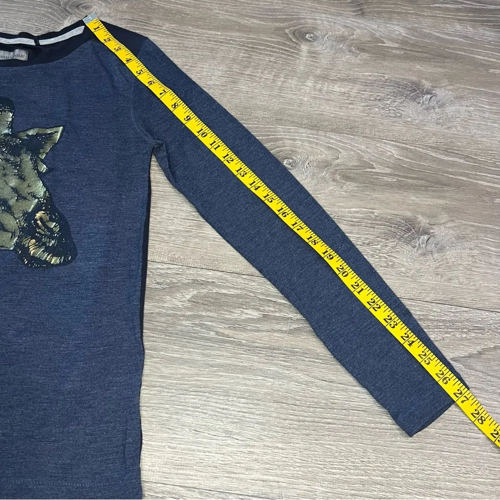 Smithsonian National Museum of National History Giraffe shirt size medium Blue - Image 5