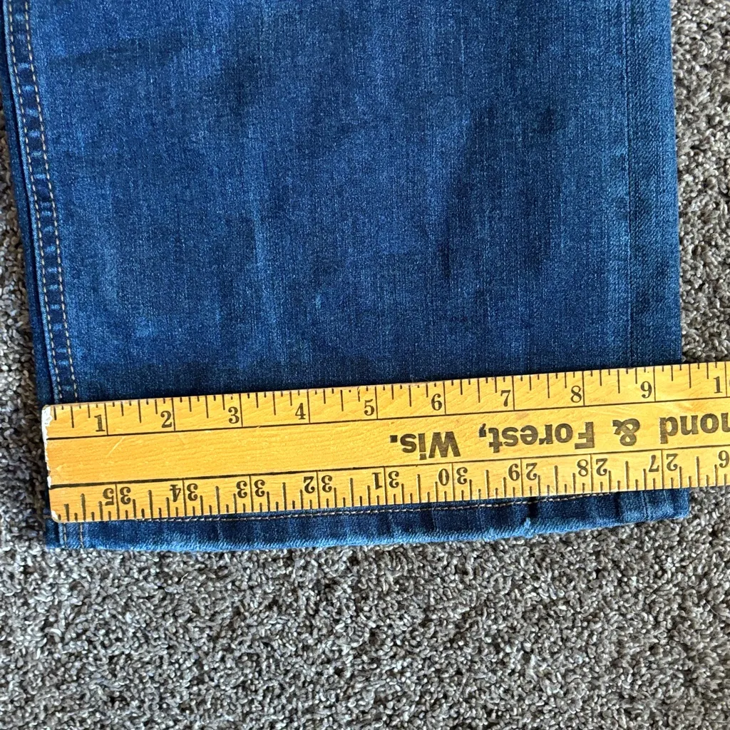 Time and Tru Dark Blue High Rise Boot Jeans Size 16 - Image 4