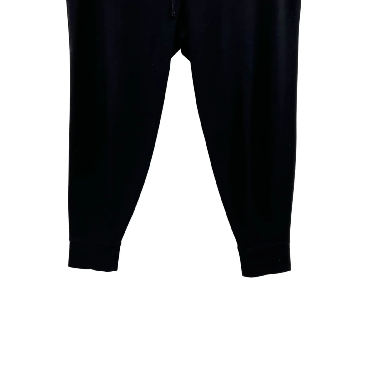 Cuyana French Terry Tapered Lounge Pant Jogger Sweatpants Black Size Large - Image 5